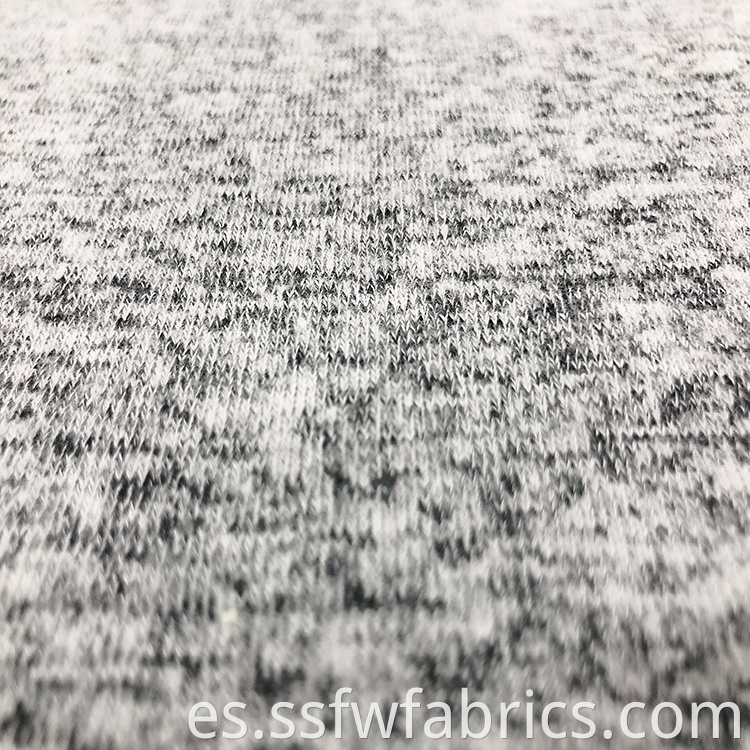 Gray Poly Viscose Hacci